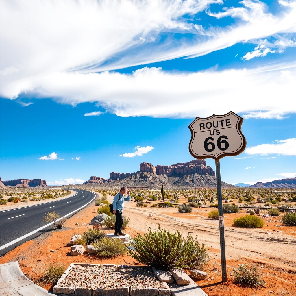 Route 66 указатель