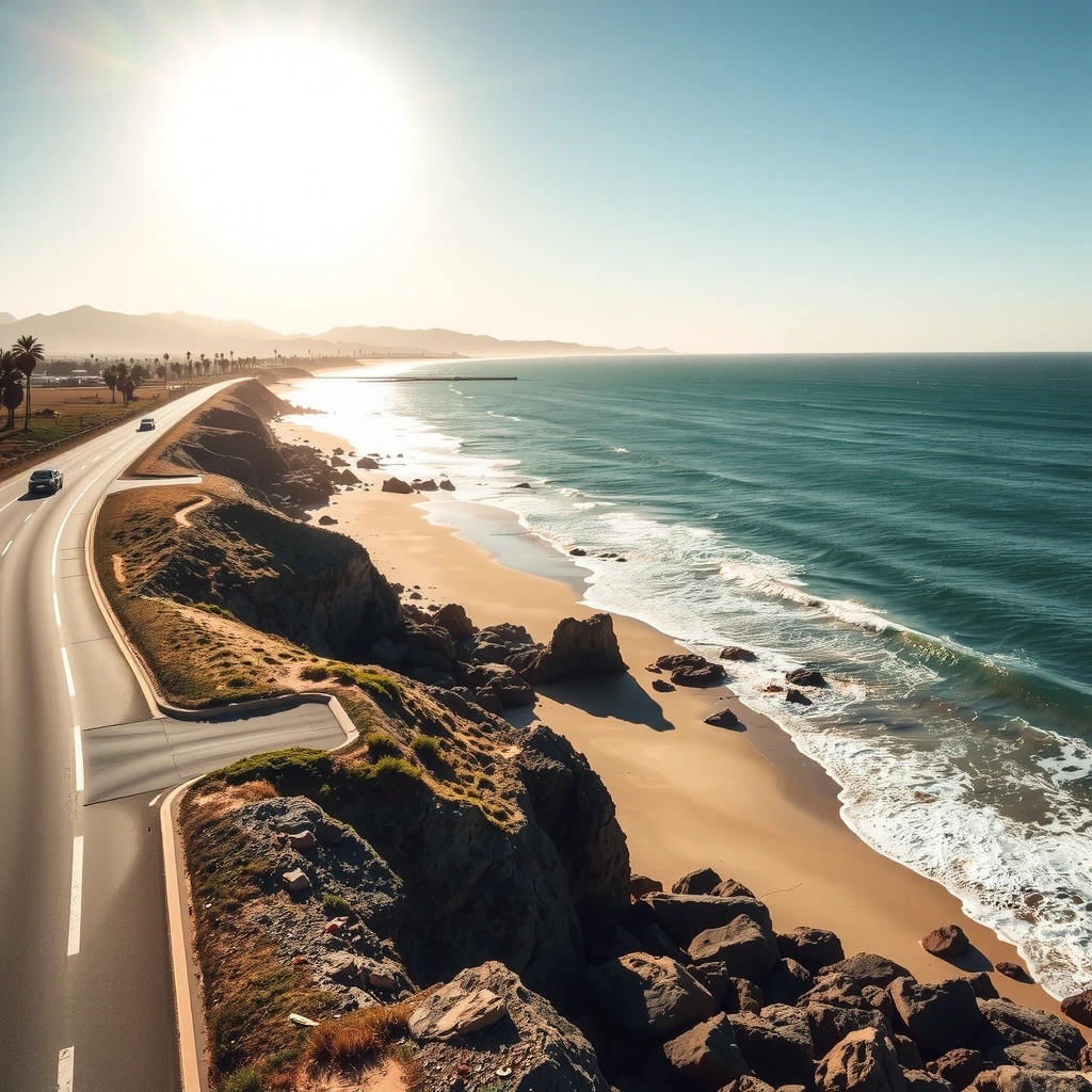 Калифорния - живописное побережье Тихого океана с пляжами и горами